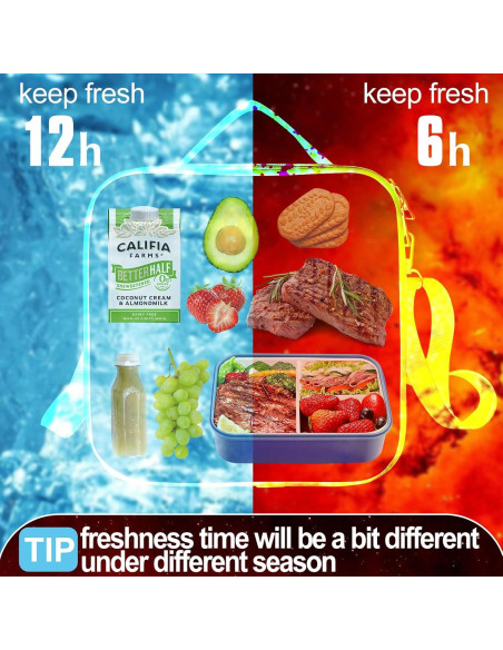 Bolsa de Almuerzo Aislada Dark Swan Beige 22.86x22.86 cm