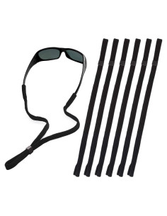 Correa para Gafas SHINKODA Ajustable 6 Piezas Negro