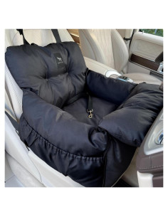 Asiento de Coche para Perros Jacko & Co - Negro Pequeño hasta 11.34 kg