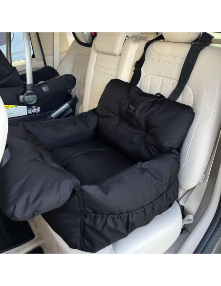 Asiento de Coche para Perros Jacko & Co - Negro Pequeño hasta 11.34 kg Asiento de Coche para Perros Jacko & Co - Negro Pequeño hasta 11.34 kg
