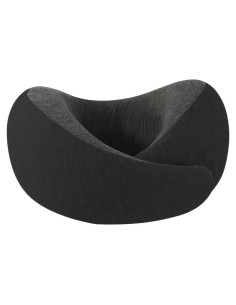 Almohada de Cuello de Viaje RKADIR Espuma Viscoelástica Negra