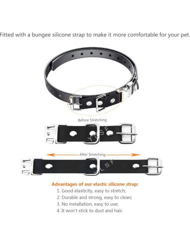Correa de Perro Bungee YLSF Ajustable 1.9 cm Impermeable