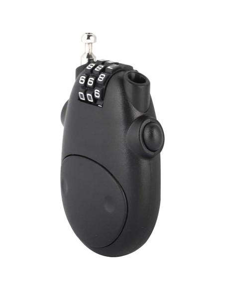 Candado de Combinación Diyeeni Negro 3 Dígitos Cable 80cm