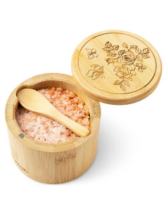 Caja de Almacenamiento de Especias ILConcepts de Bambú 230g