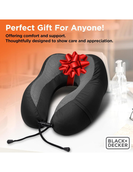 Almohada de Cuello BLACK+DECKER Espuma Memoria Gel Refrigerante