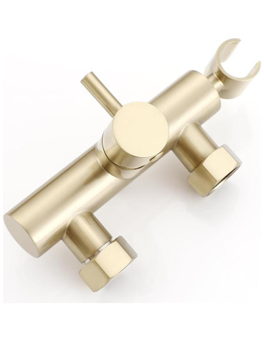 Rociador de Bidet de Mano Gaosin Oro Cepillado Agua Caliente