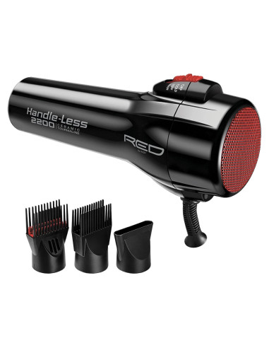 Secador de Pelo Sin Mango RED by Kiss 2200W Cerámica Turmalina