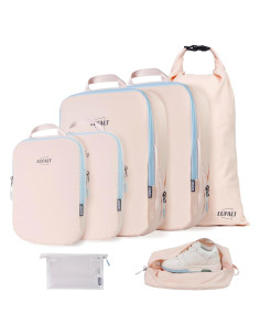 Set de 7 Organizadores de Equipaje Lufalt - Cubos Compresibles