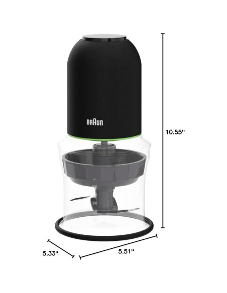 Procesador de Alimentos Braun EasyPrep 4 Tazas Negro