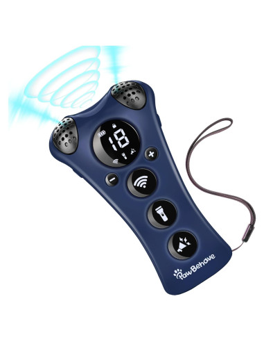 Entrenador Ultrasonido Ajustable PawBehave PB-CO8005 Azul