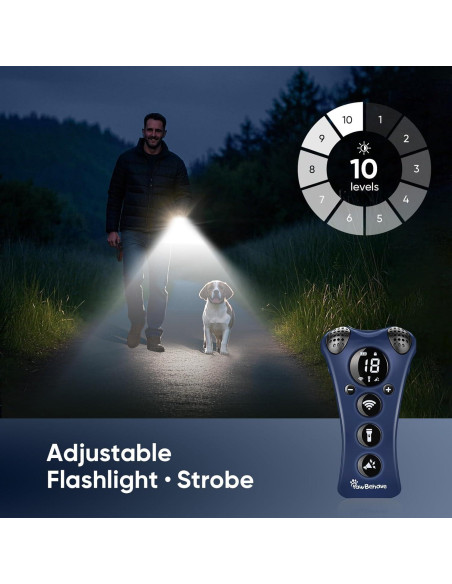 Entrenador Ultrasonido Ajustable PawBehave PB-CO8005 Azul