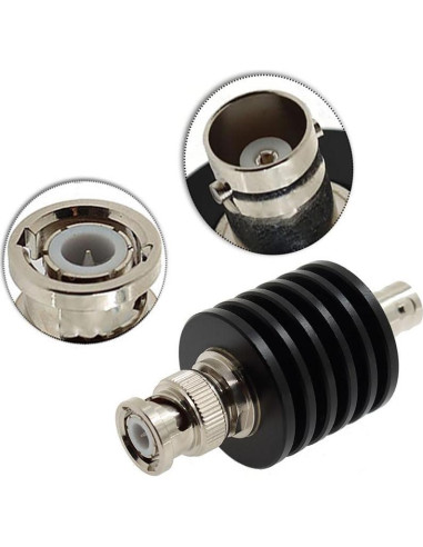 Atenuador Coaxial BNC 10W 10dB 50 Ohm DC-3GHz Profesional