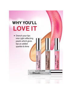 Brillo de Labios Holográfico L.A. COLORS Azucarado CLG421 2