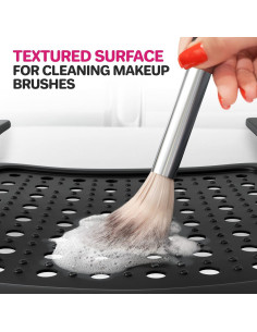 Cubierta de Fregadero Plegable Silicona Negra 43.2x21.6cm 2