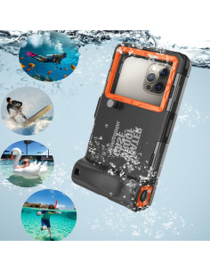 Funda impermeable para buceo GYEFECVD para iPhone y Galaxy 2