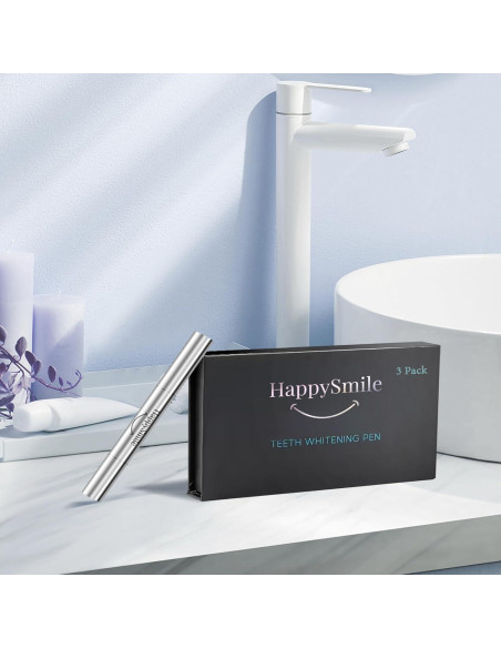 Conjunto de 3 Bolígrafos Blanqueadores HappySmile Premium