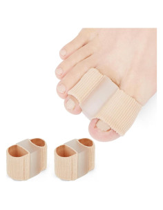 Separadores de Dedos de Gel LJHYSD para Juanetes y Dedo en Martillo - Tamaño S