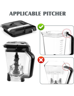 Tapa de Reemplazo para Licuadora Ninja 72 OZ - TheFaith 2