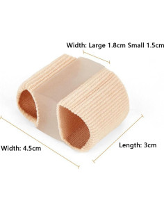 Separadores de Dedos de Gel LJHYSD para Juanetes y Dedo en Martillo - Tamaño S 2