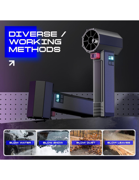 Secador Turbo Inalámbrico Turbozap TF64 750W 1.31kg