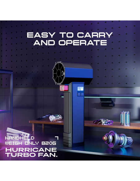 Secador Turbo Inalámbrico Turbozap TF64 750W 1.31kg