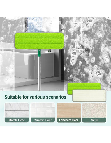 10 Almohadillas de Reemplazo para Mopa Libman 33x12.45cm