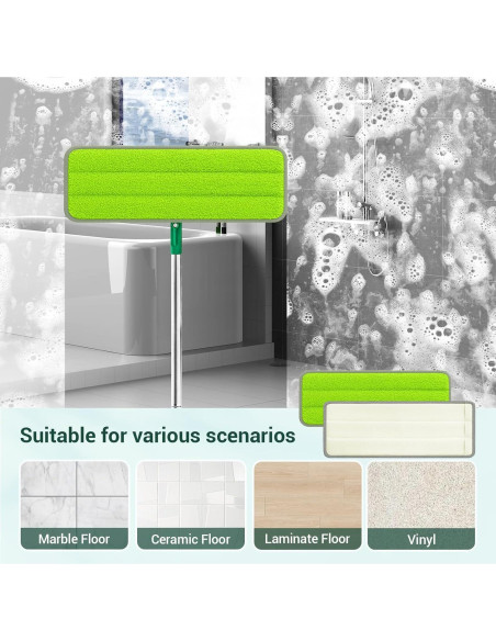 10 Almohadillas de Reemplazo para Mopa Libman 33x12.45cm