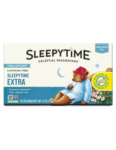 Té de hierbas Sleepytime Extra Celestial Seasonings 20 bolsas