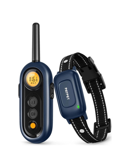 Collar de Entrenamiento PATPET para Perros 4.5-45 kg Azul