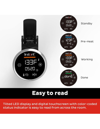 Circulador Sous Vide Instant Pot Accu Slim 800W Impermeable