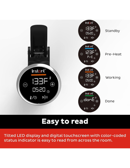 Circulador Sous Vide Instant Pot Accu Slim 800W Impermeable