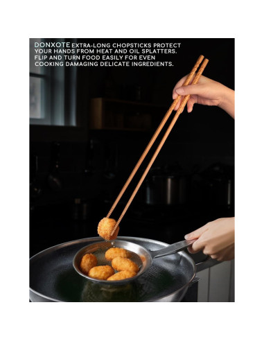 Palillos de Cocina Extra Largos Donxote 42 cm Antideslizantes