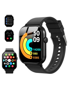 Reloj Inteligente Zoklze Negro 2.01" HD Bluetooth Fitness