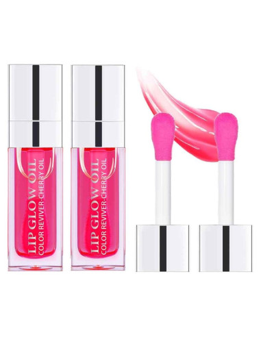 Juego de 2 Aceites Brillantes para Labios Loske - Hidratantes