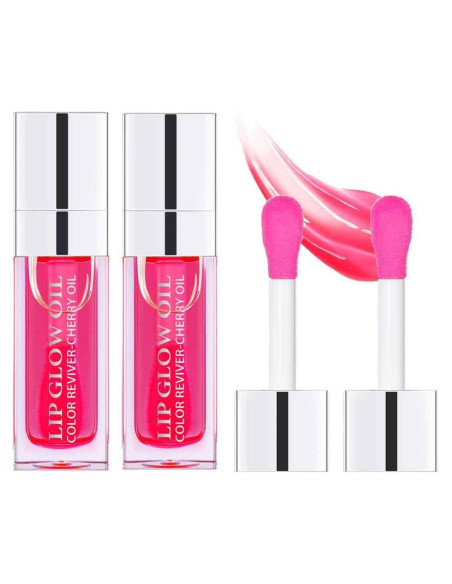 Juego de 2 Aceites Brillantes para Labios Loske - Hidratantes