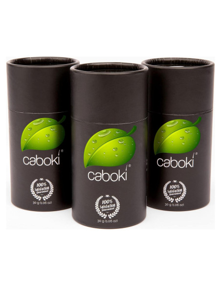 Fibra de Cabello Natural Caboki 3x30g Castaño - Suministro 270 Días