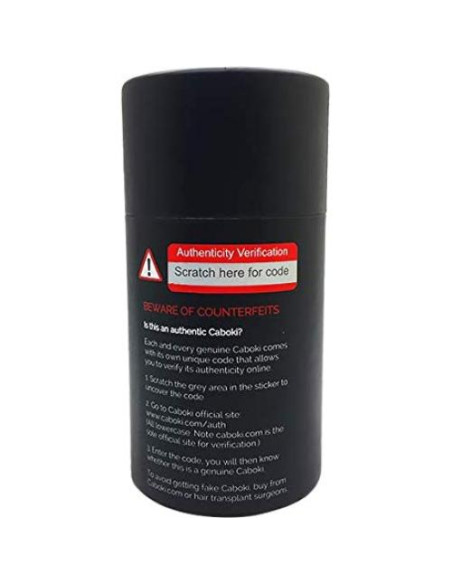 Fibra de Cabello Natural Caboki 3x30g Castaño - Suministro 270 Días