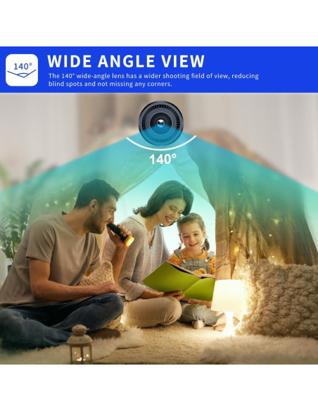 Cámara de Seguridad WiFi HD 1080P DUHPLL con Visión Nocturna