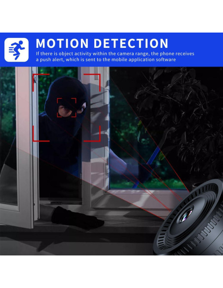 Cámara de Seguridad WiFi HD 1080P DUHPLL con Visión Nocturna