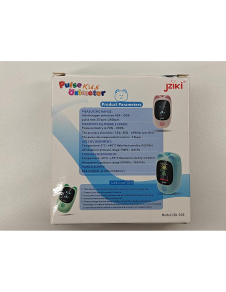 Oxímetro de Pulso Pediátrico YHXPIAY Verde Recargable