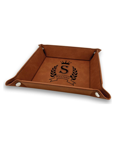 Bandeja de Joyería de Cuero Krezy Case Personalizada 24.1cm
