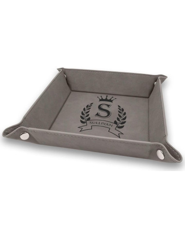 Bandeja de Joyería de Cuero Krezy Case Personalizada 24.1cm