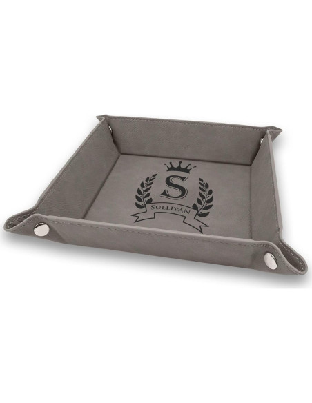 Bandeja de Joyería de Cuero Krezy Case Personalizada 24.1cm