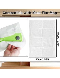 50 Paños de Plumeros Desechables CHANHOO 41x30 cm Microfibra 2