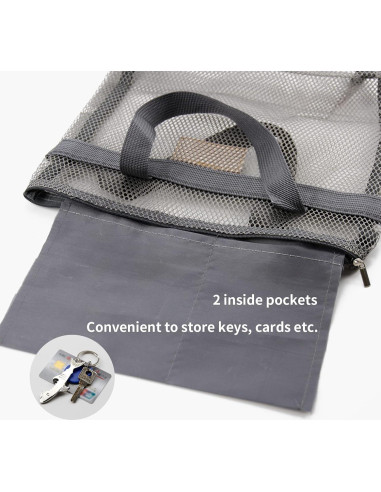 Bolsa de Ducha Portátil TOPASION TSC01 Organizador de Baño