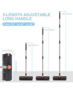 Cepillo de Suelo 4 en 1 Hiitytin con Mango Extensible 137 cm 2