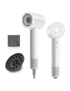 Secador de Pelo Iónico Homdigrk JV01 112,000 RPM 1.13kg Blanco