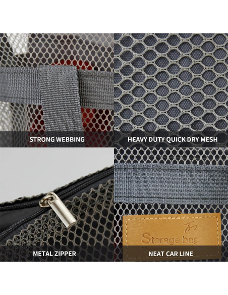 Bolsa de Ducha Portátil TOPASION TSC01 Organizador de Baño