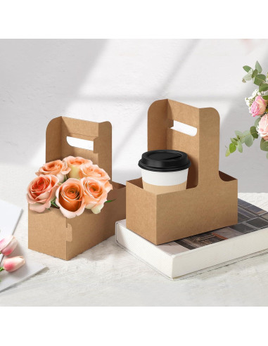 Bakbania 40 Piezas Transportadores de Bebidas 2 Tazas 0.62L