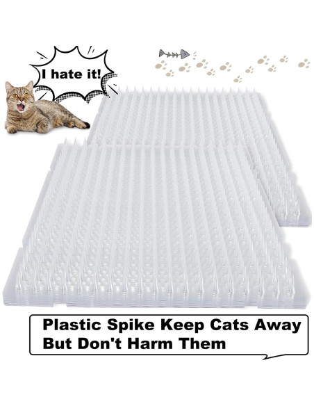 Alfombra Repelente para Gatos Nuanchu 12 Piezas 40.6x33 cm